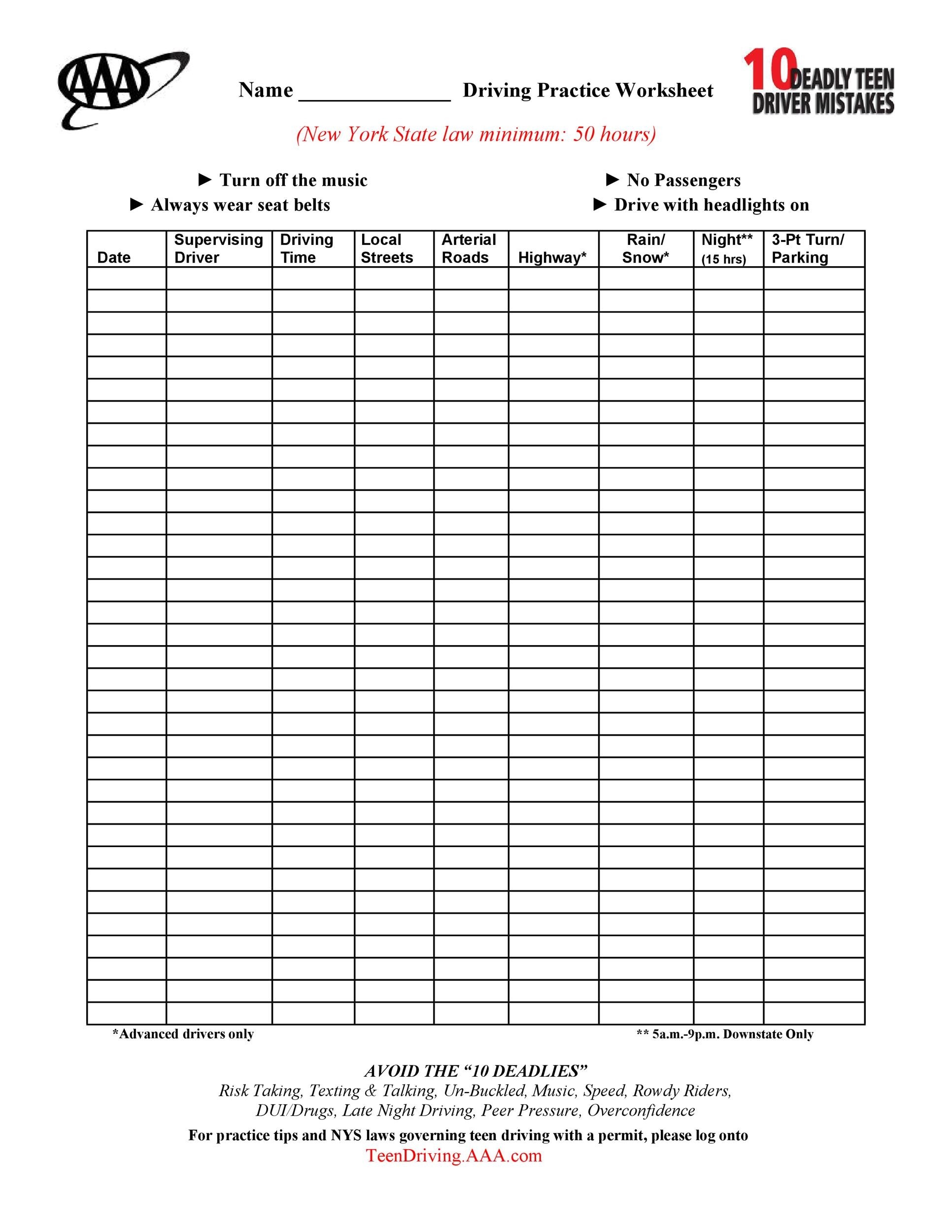 50 Printable Driver s Daily Log Books Templates Examples 