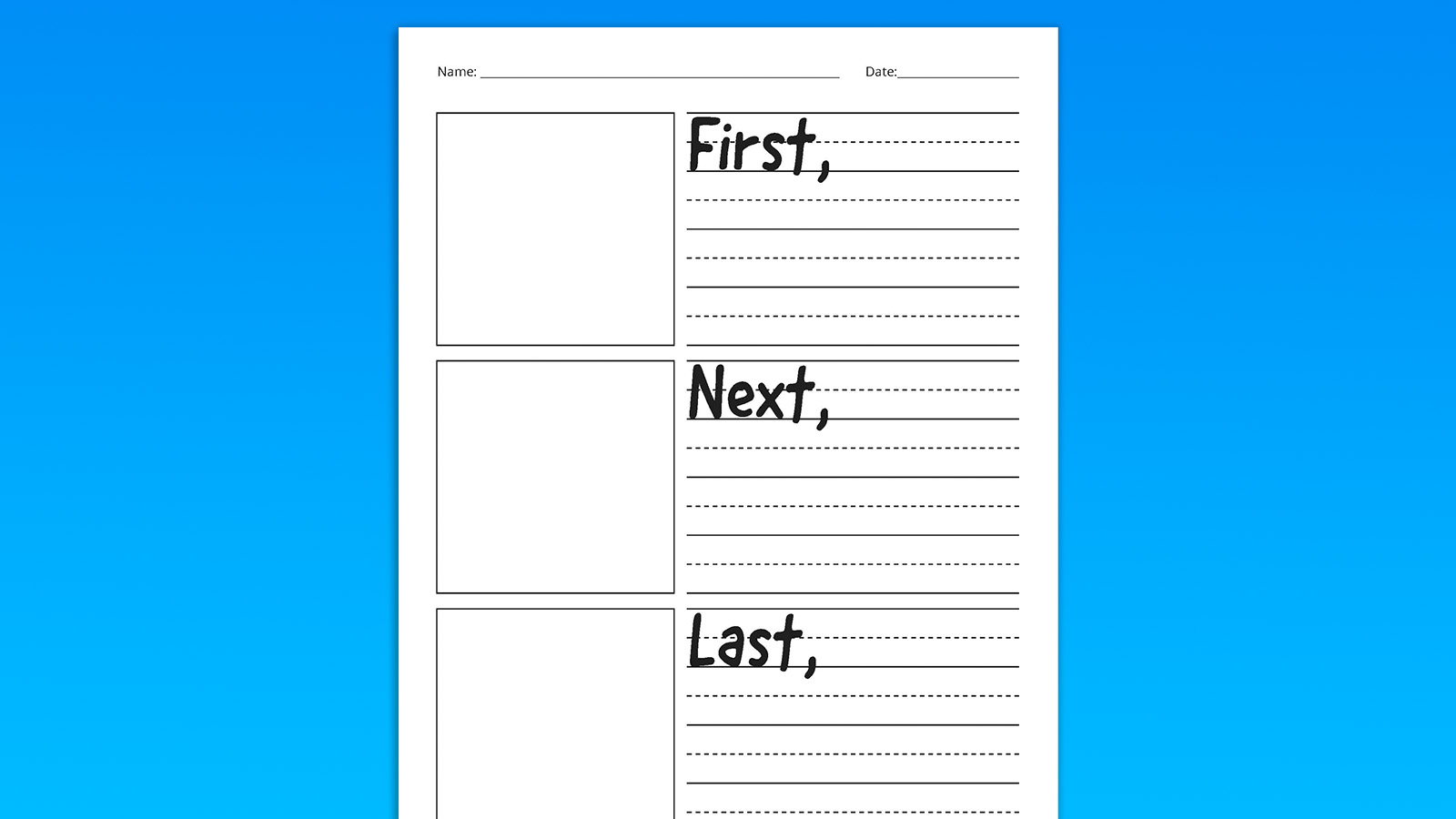 56 Free Printable Writing Paper Templates For Elementary School