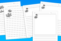 56 Free Printable Writing Paper Templates For Elementary School