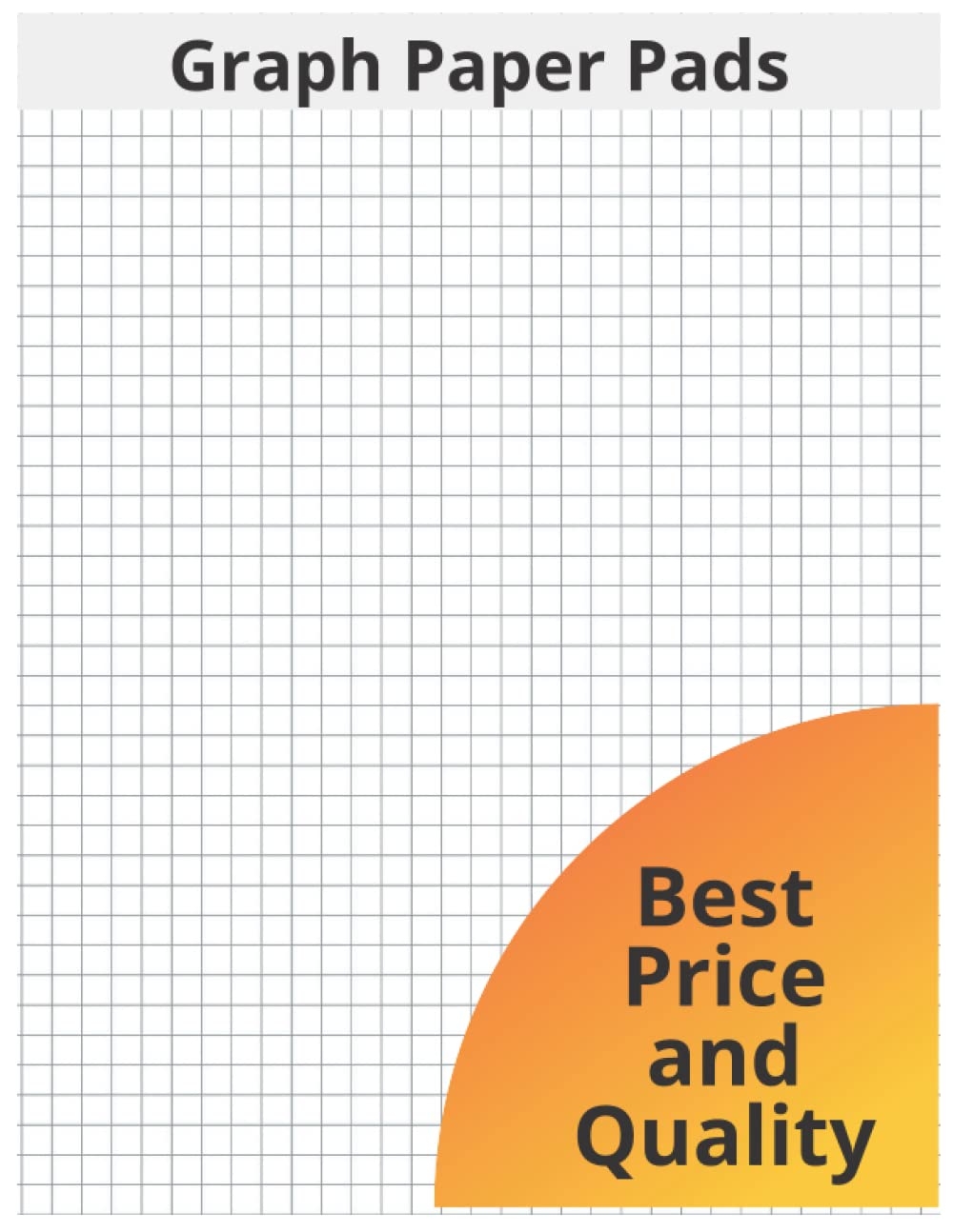 6 Pack Graph Paper Notebooks 8 5x11 Quadrille Pads 5x5 Grid 50 Sheets Each Blue Lines 