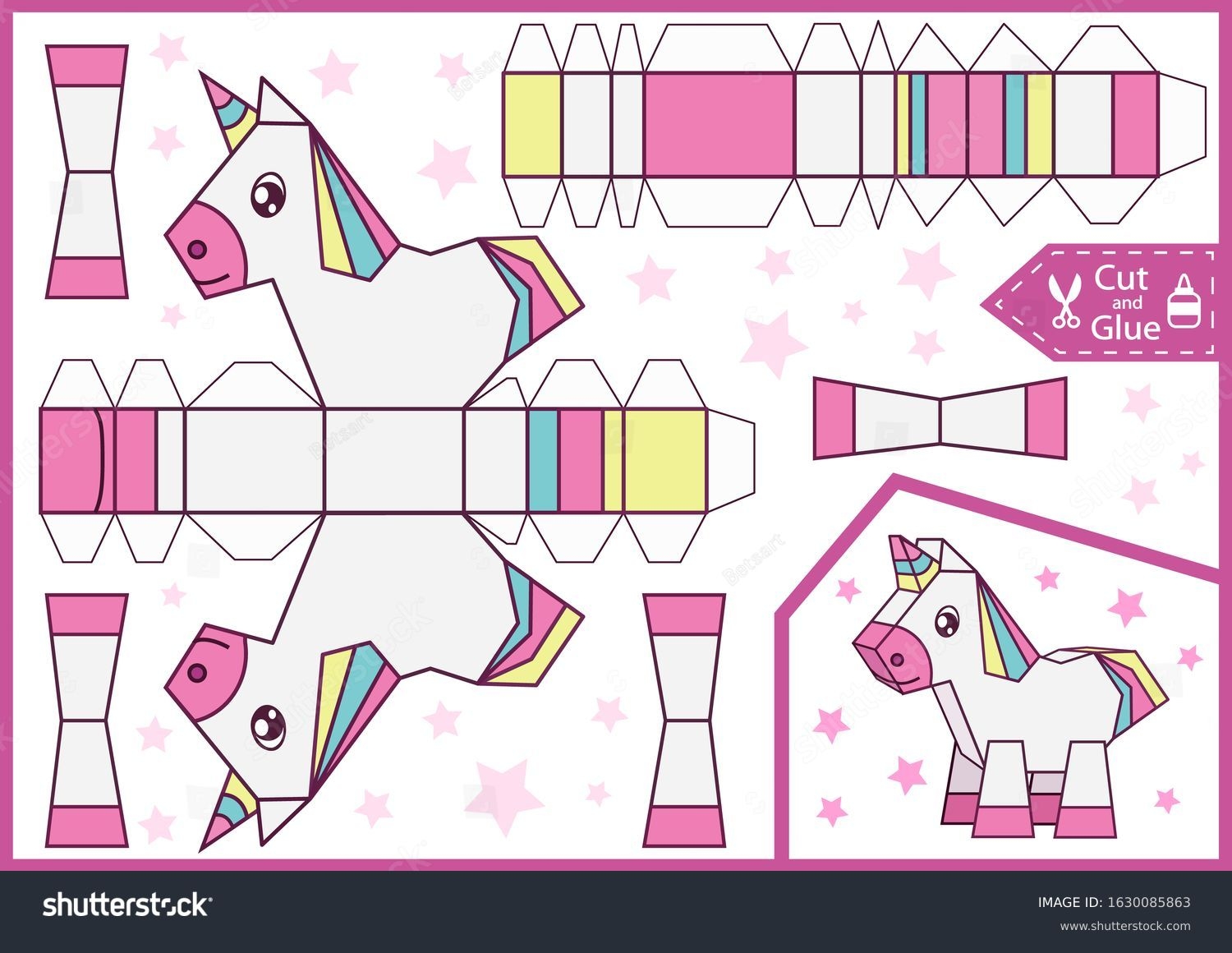 Printable Paper Toy Templates