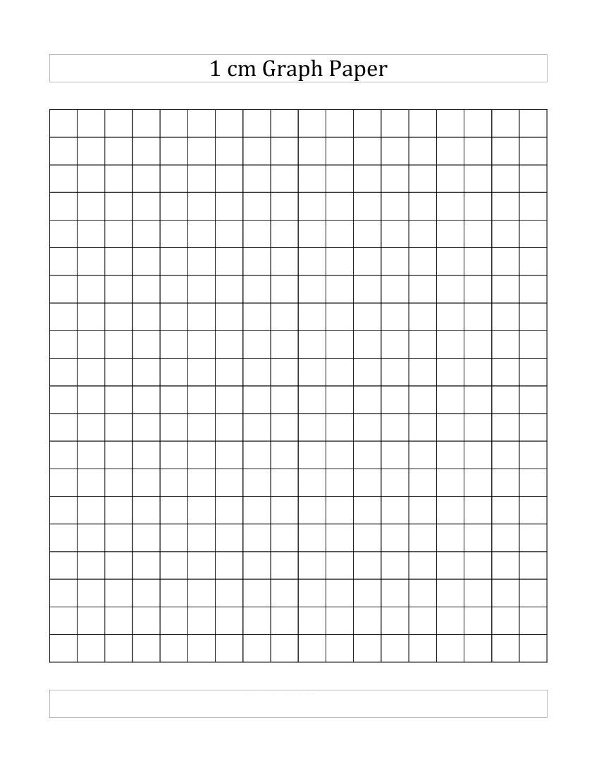 A4 1cm Squared Paper To Print
