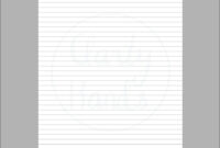 A4 Printable Sheet Of College Ruled Paper With Gray Lines Grey Ruled Paper For Making Printable And KDP Notebooks Outline Etsy