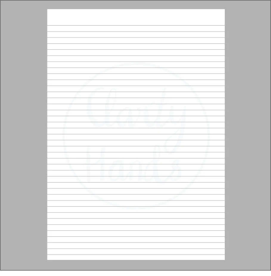A4 Printable Sheet Of College Ruled Paper With Gray Lines Grey Ruled Paper For Making Printable And KDP Notebooks Outline Etsy