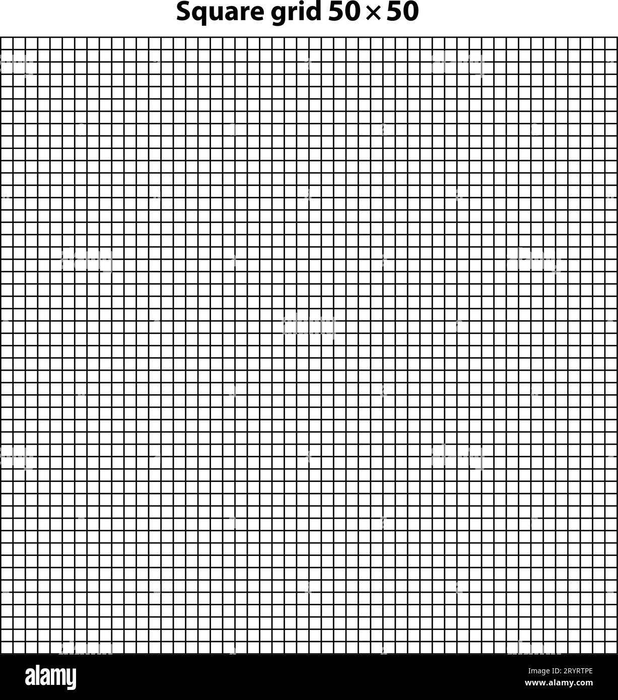 Graph Paper 50X50 Printable