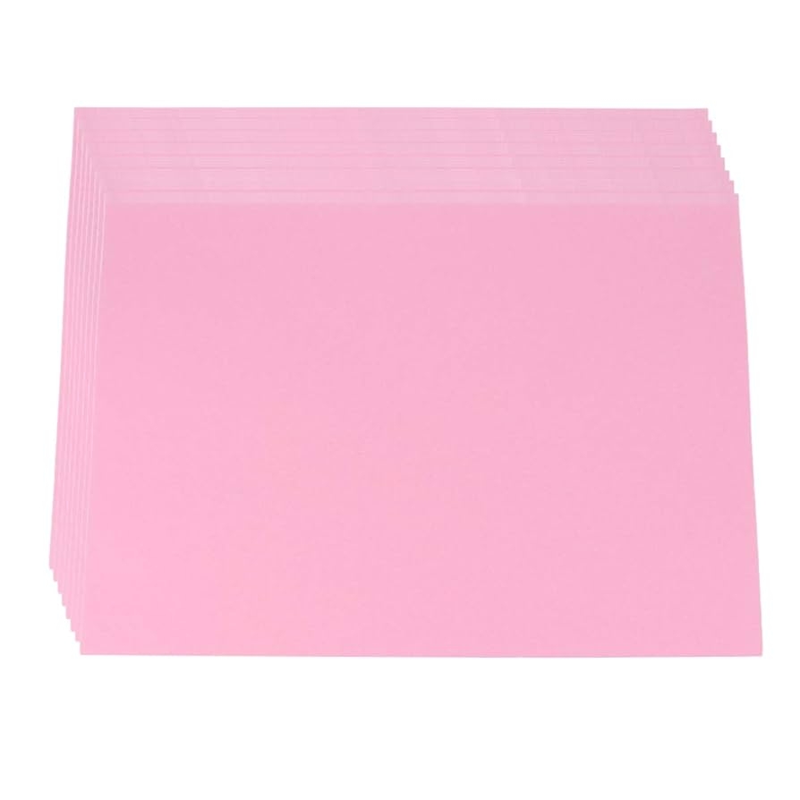 Amazon 100pcs A4 Printable Paper Pink Copy Paper Colored Cardstock Printer Foldable For DIY Craft Office Office Products