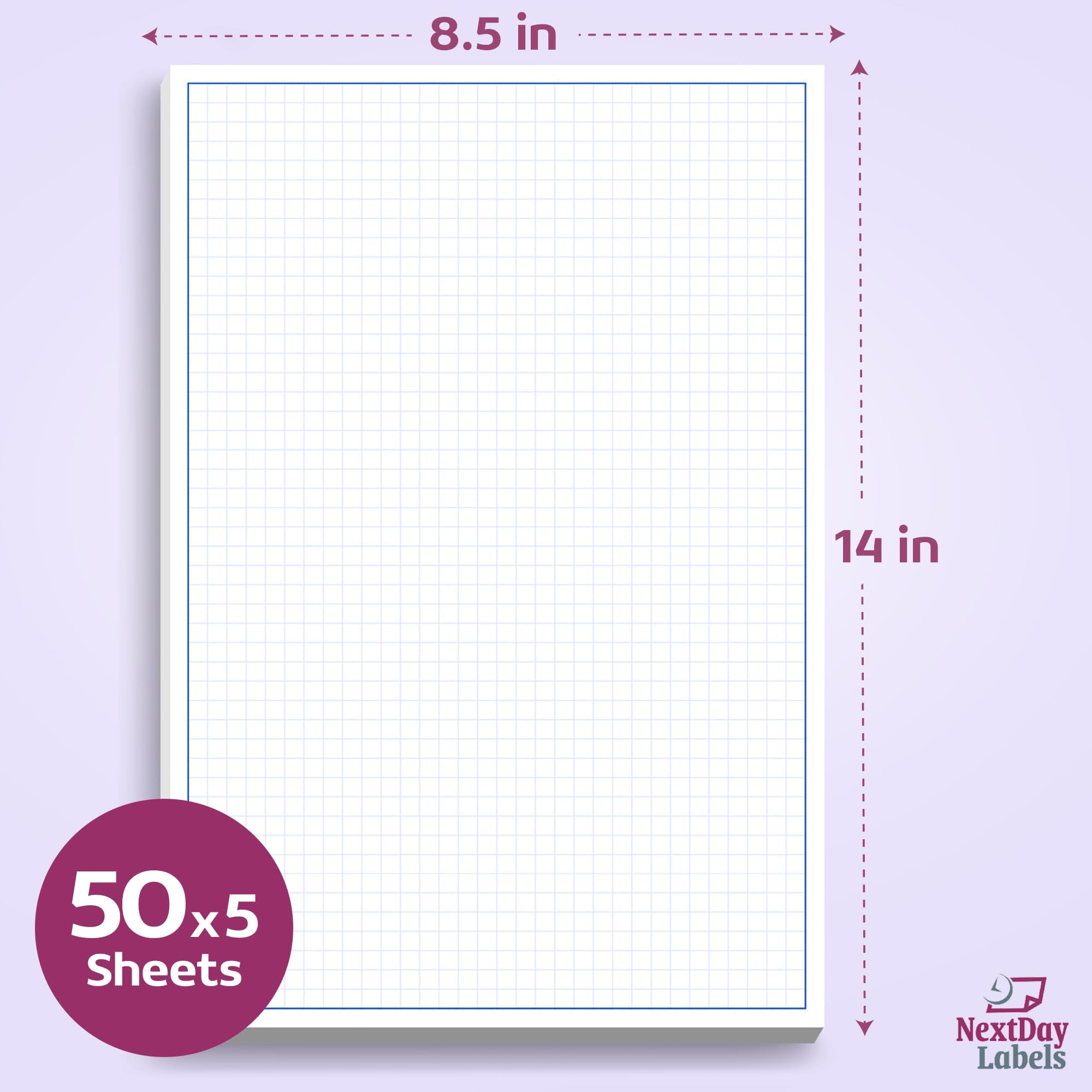 Amazon Graph Paper Pad For Blueprint Drawings Drafting Engineering Drawing And Planning Graph Paper 8 5x14 Blueprint Quadrille Grid Paper Pads With Blue Lines High Brightness 50 Sheets 5 Pack Office Products