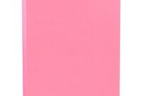Amazon JAM PAPER Colored 24lb Paper 90 Gsm 8 5 X 11 Ultra Pink 50 Sheets Pack Office Products
