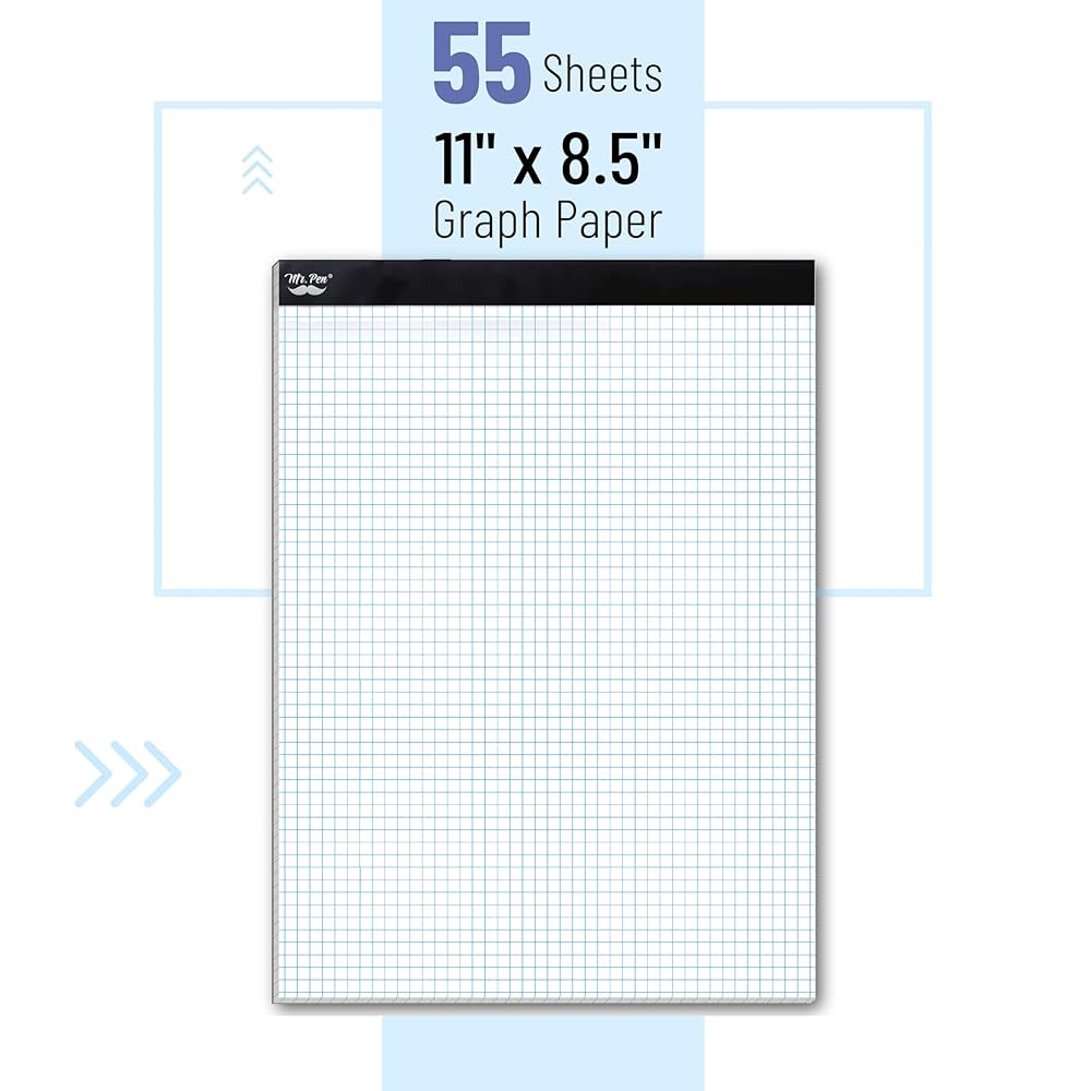 Amazon Mr Pen Graph Paper Grid Paper 4x4 4 Squares Per Inch 11 x8 5 55 Sheet Office Products