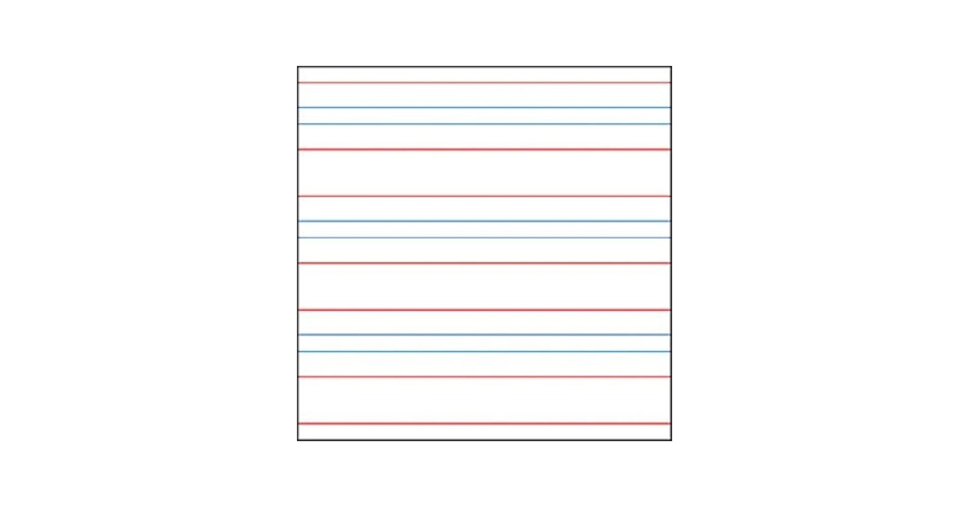 Amazon Raised Line Paper Red Blue Lines Portrait 50 Sheets Office Products