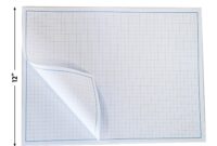 Amazon Reskid Blueprint And Graph Paper Pad 50 Sheets Per Pad 70lb Text For Drawing Designing And More Perfect Tool For Young Artists Budding Designers And Classroom Use 1 12x18 Office Products