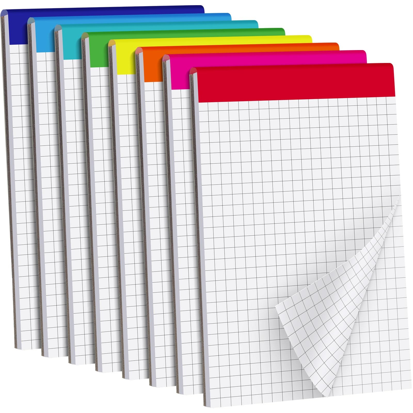 Amazon Tenceur 8 Pack Grid Paper Pad 4 X 6 Inch Graph Paper Pad Graft Paper 30 Sheets Graph Ruled Grid Pad Notebook Notepads Memo Pads Math Grid Note Pad Scratch