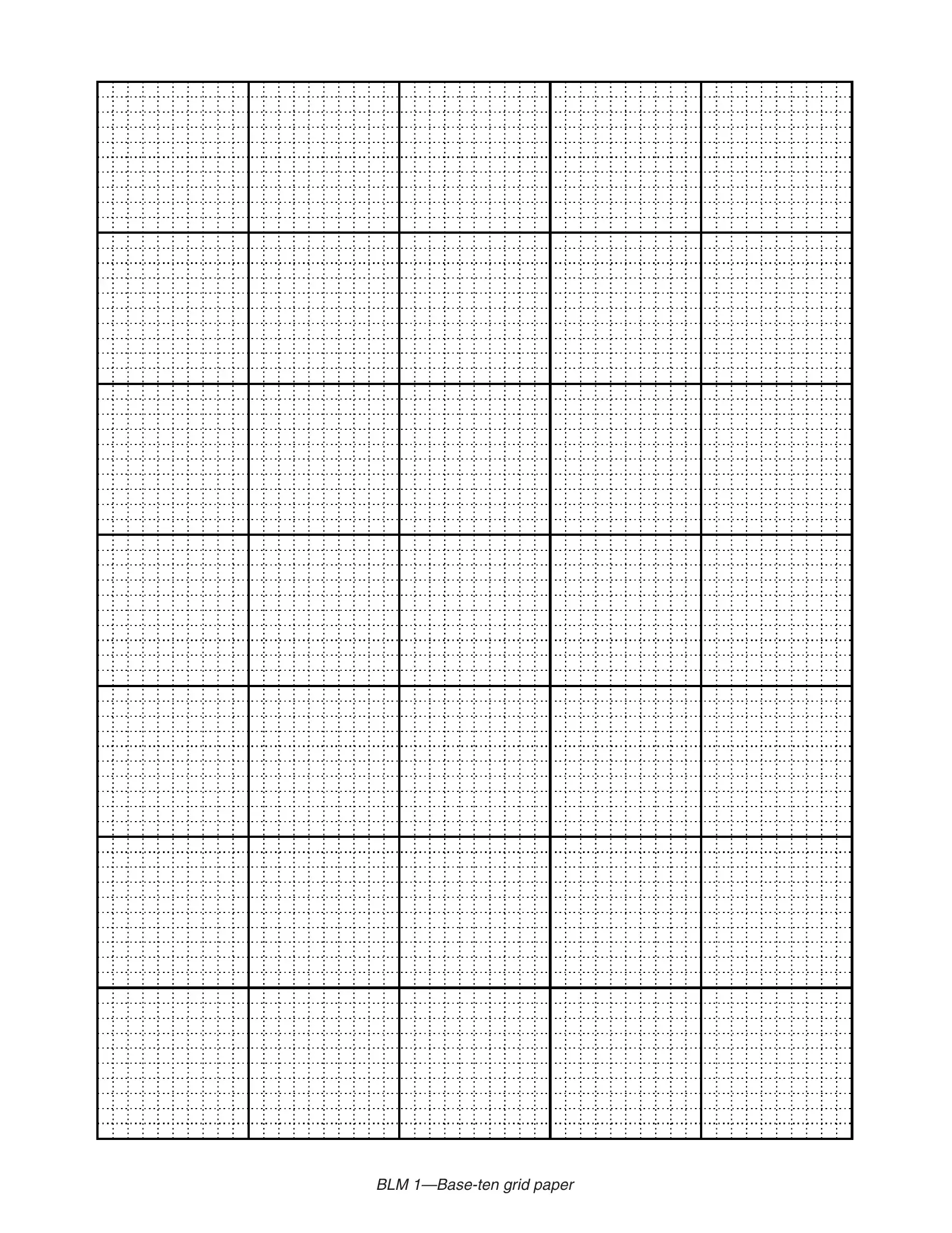 Base 10 Grid Printable Form Fill Out Printable PDF Forms Online