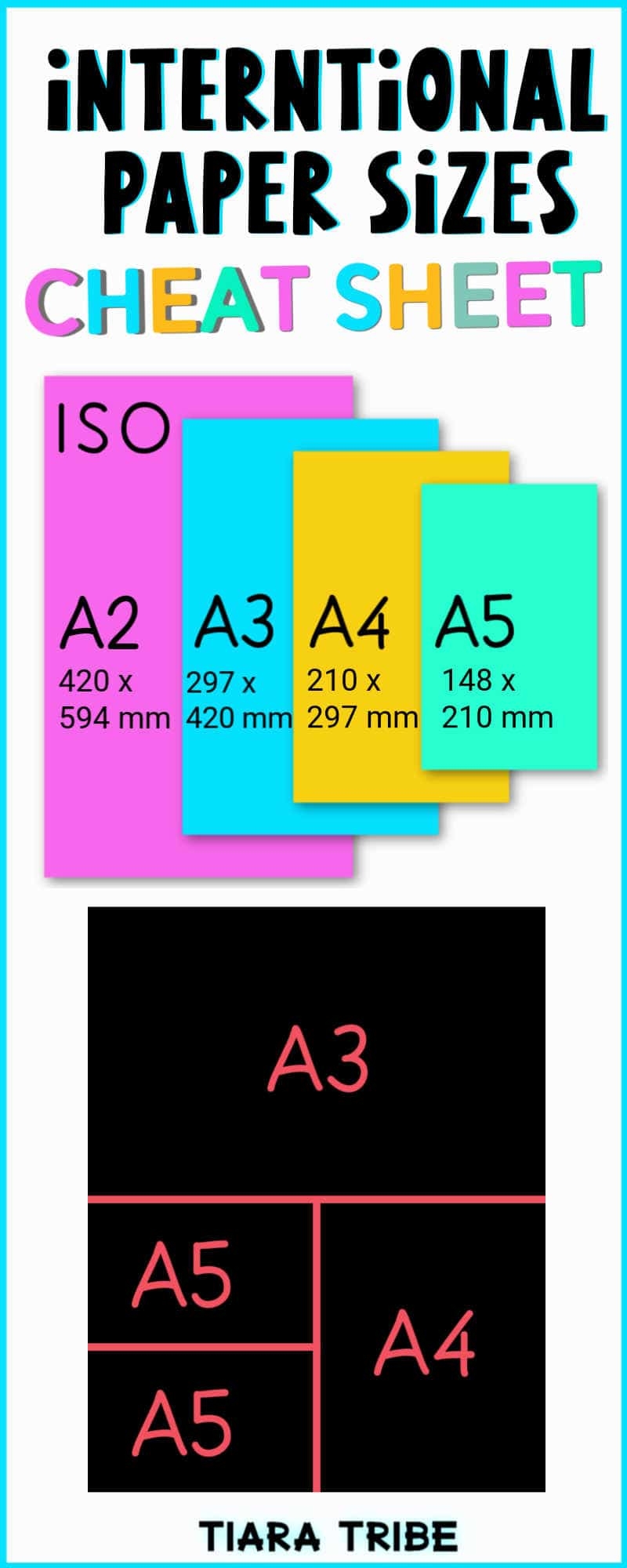 Best US International Paper Sizes Guide Free Printable Cheat Sheet Worksheets Library
