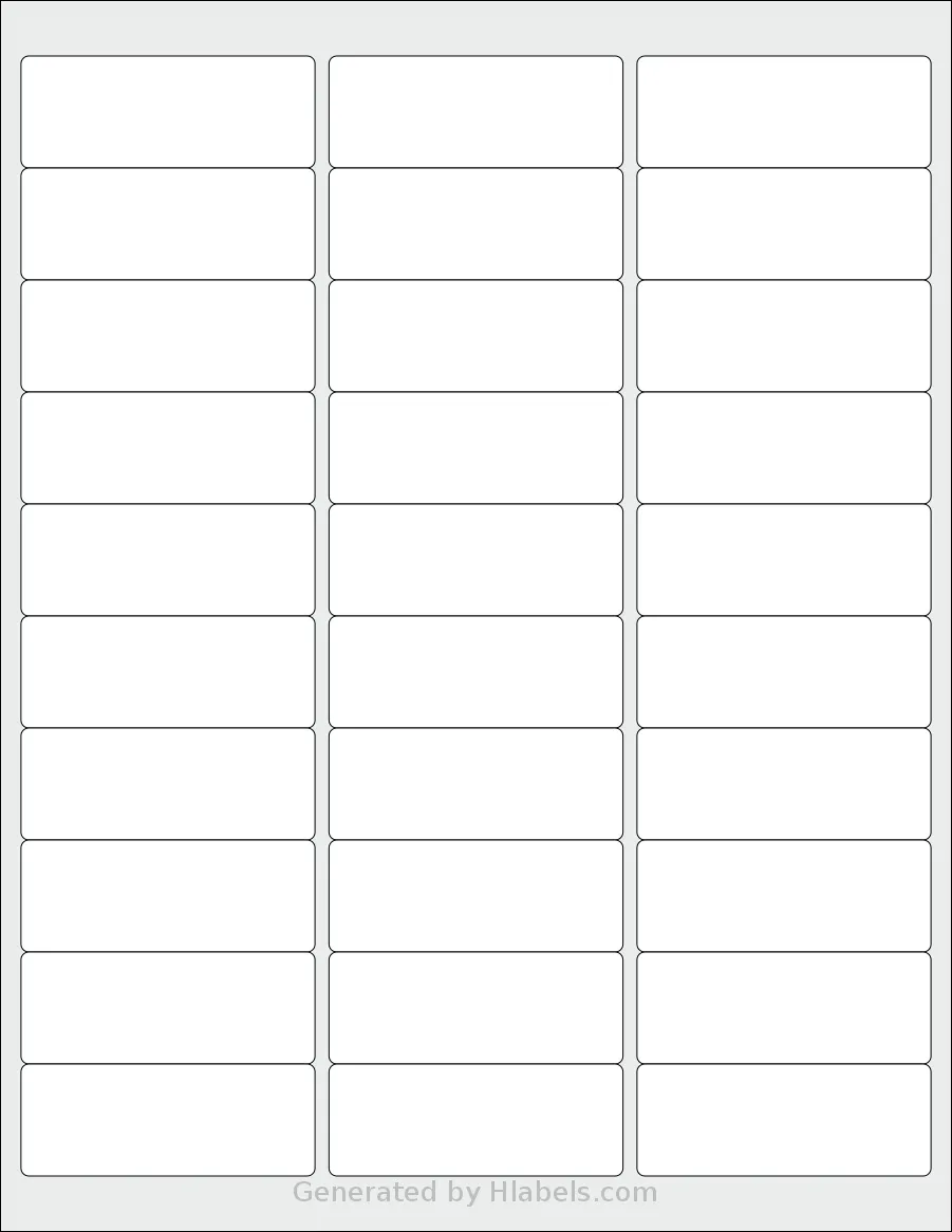 30 Square Grid Printable