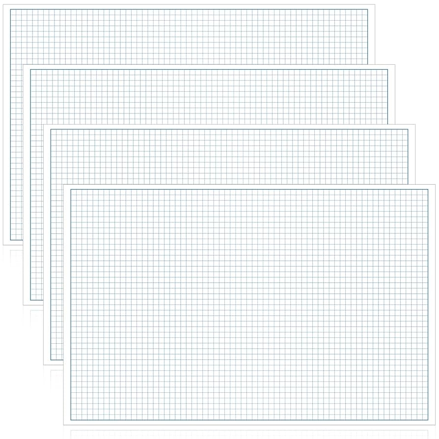 Big X Tha Plugg 50 Sheet Graph Paper Pad 24 X 36 Large Graph 1 And 1 4 Ruled Grid Engineering Paper