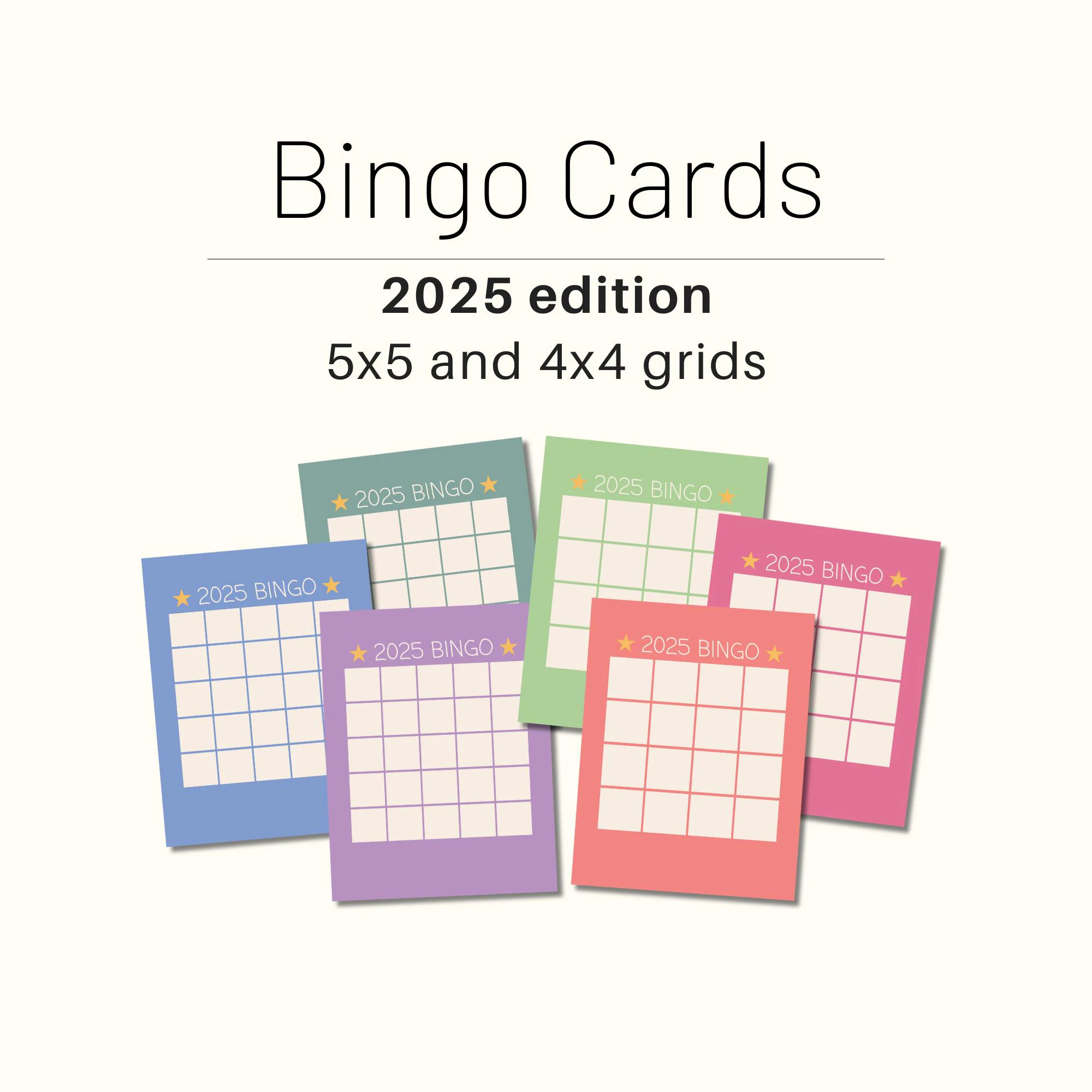 Free Printable 5X5 Grid