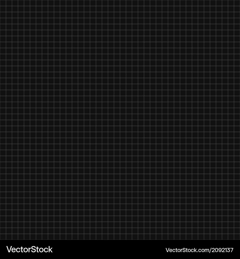Black Squared Grid Paper Royalty Free Vector Image
