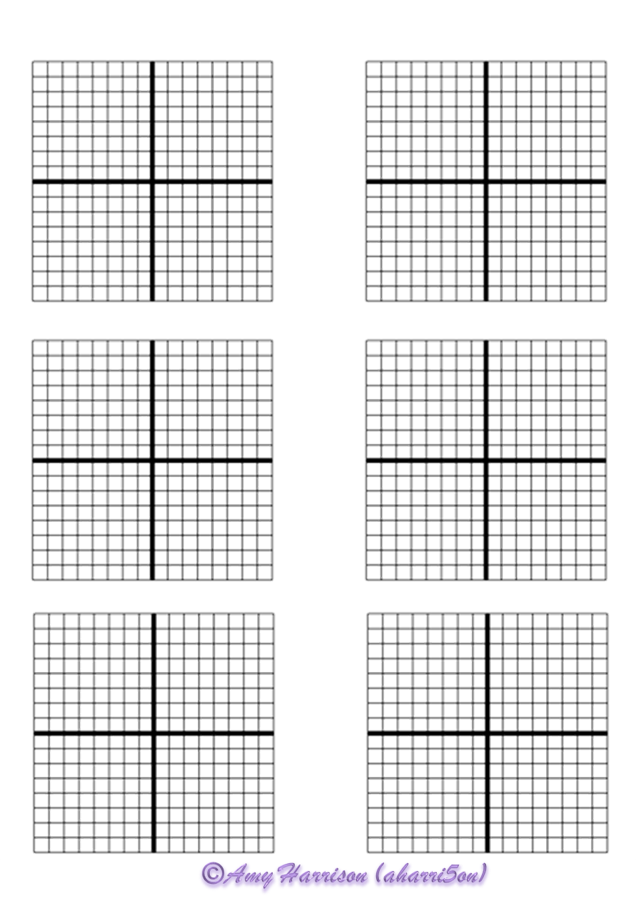 Blank Coordinate Planes Reproducible Teaching Math In A Virtual Reality