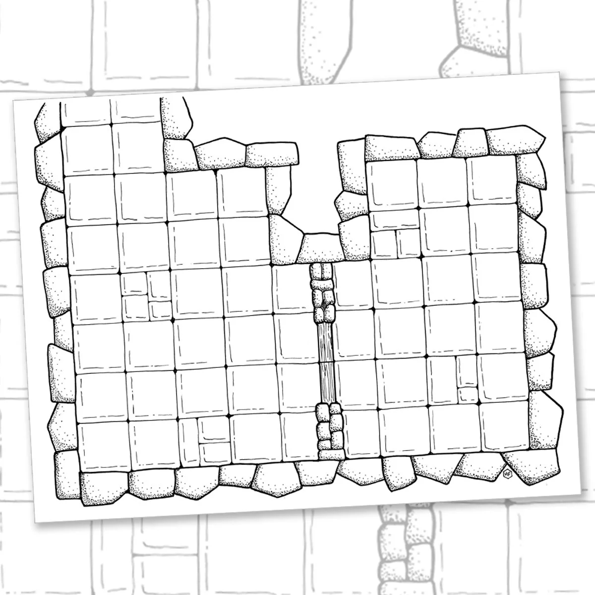 Blank Map Grid Printable Letter Hungry Familiar
