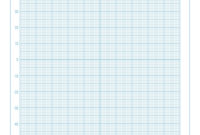 Blue Metric Graph Paper With Coordinate Royalty Free Vector