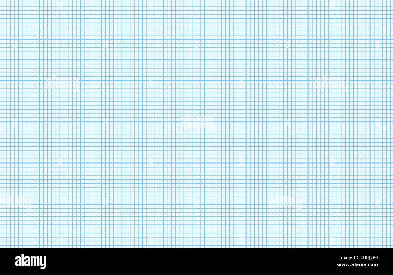 Blue Millimeter Graph Paper Grid Seamless Pattern Digital Ecg Diagram Hospital Page Geometric Checkered Background For Blueprint School Architect Stock Vector Image Art Alamy