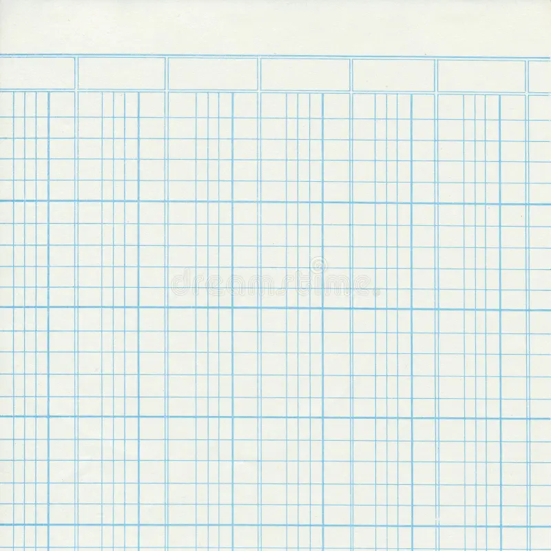 Blue Vintage Ledger Or Graph Paper Stock Image Image Of Math Vintage 38145531