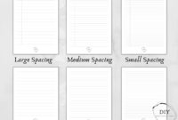Bundle lined Paper lined Paper Printable lined Paper PDF A5 Paper journal Pages lined Paper Template stationary Lined Notebook Paper a4 Etsy