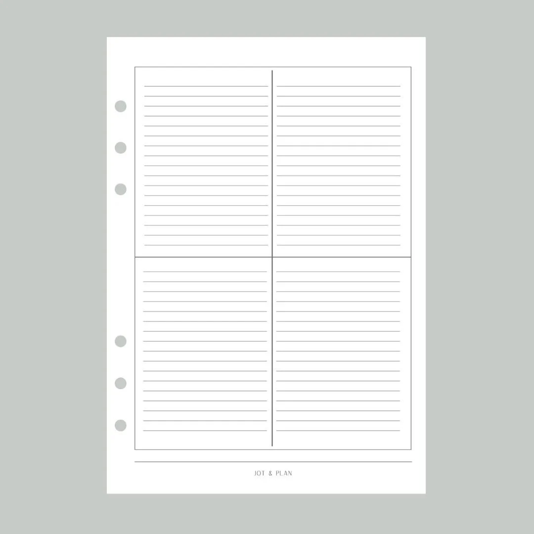 Jot Paper Printable