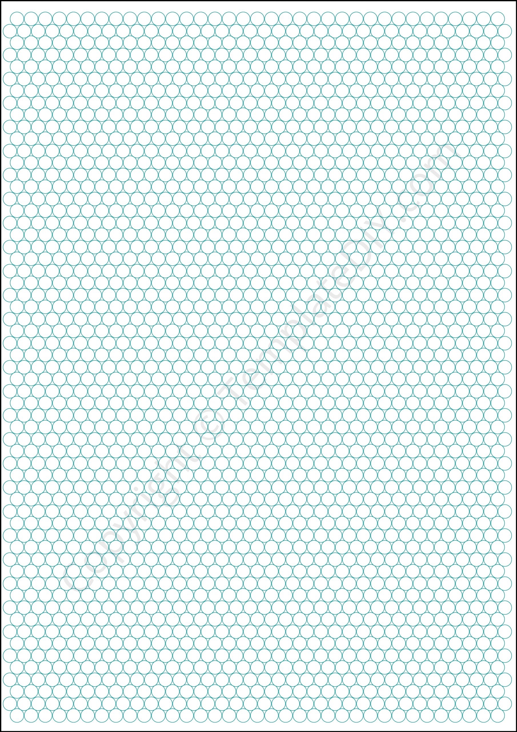 Circular Graph Paper Circle Grid Paper Template In PDF