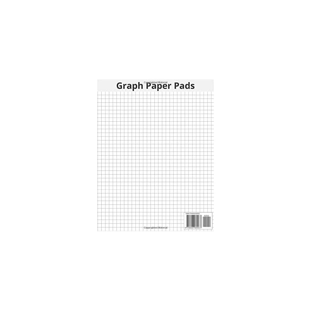 Computation Notebook Pads 8 5x11 4x4 Grid 2 Pack 50 Sheets Each Graph Paper