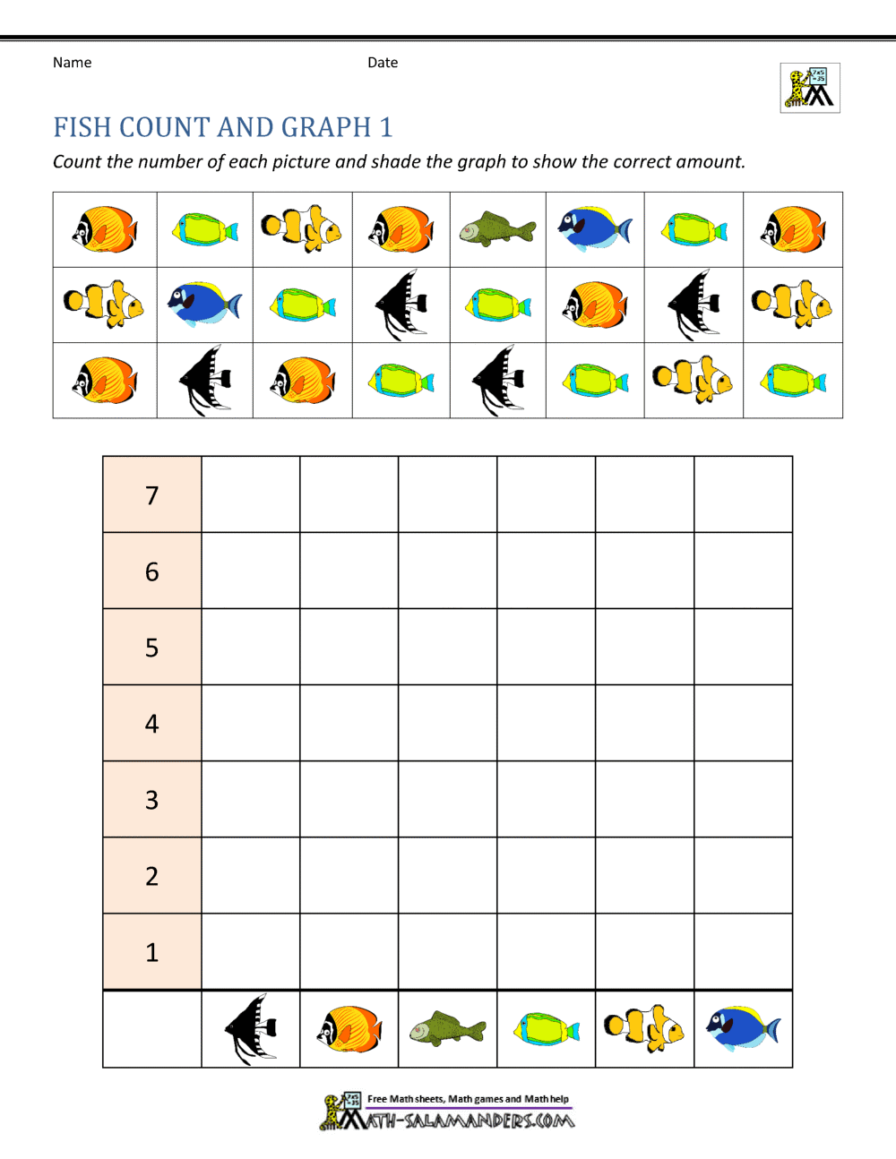 count and graph worksheets