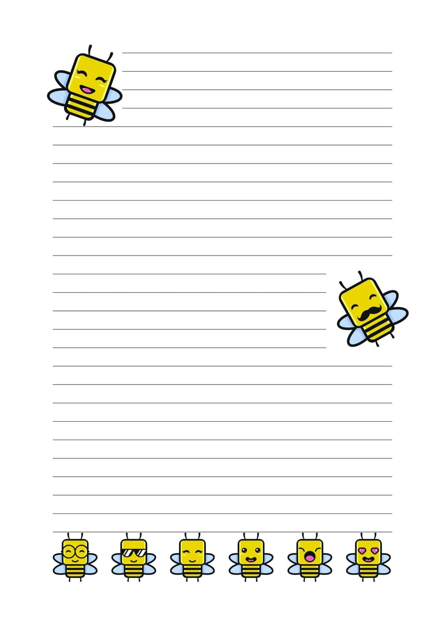 Line Paper Printables Grapich