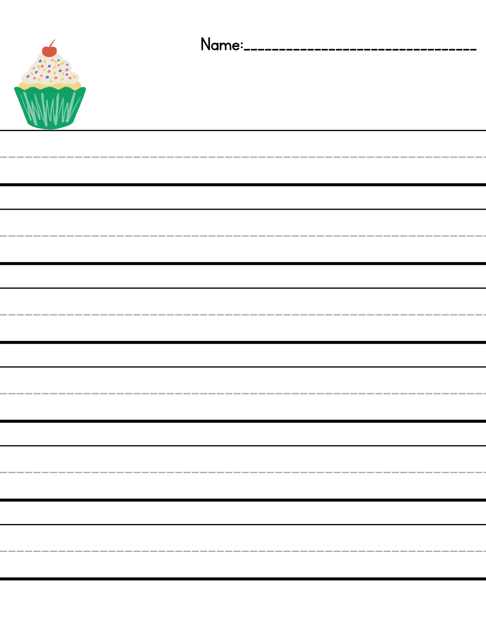 Fundations Writing Paper Printable