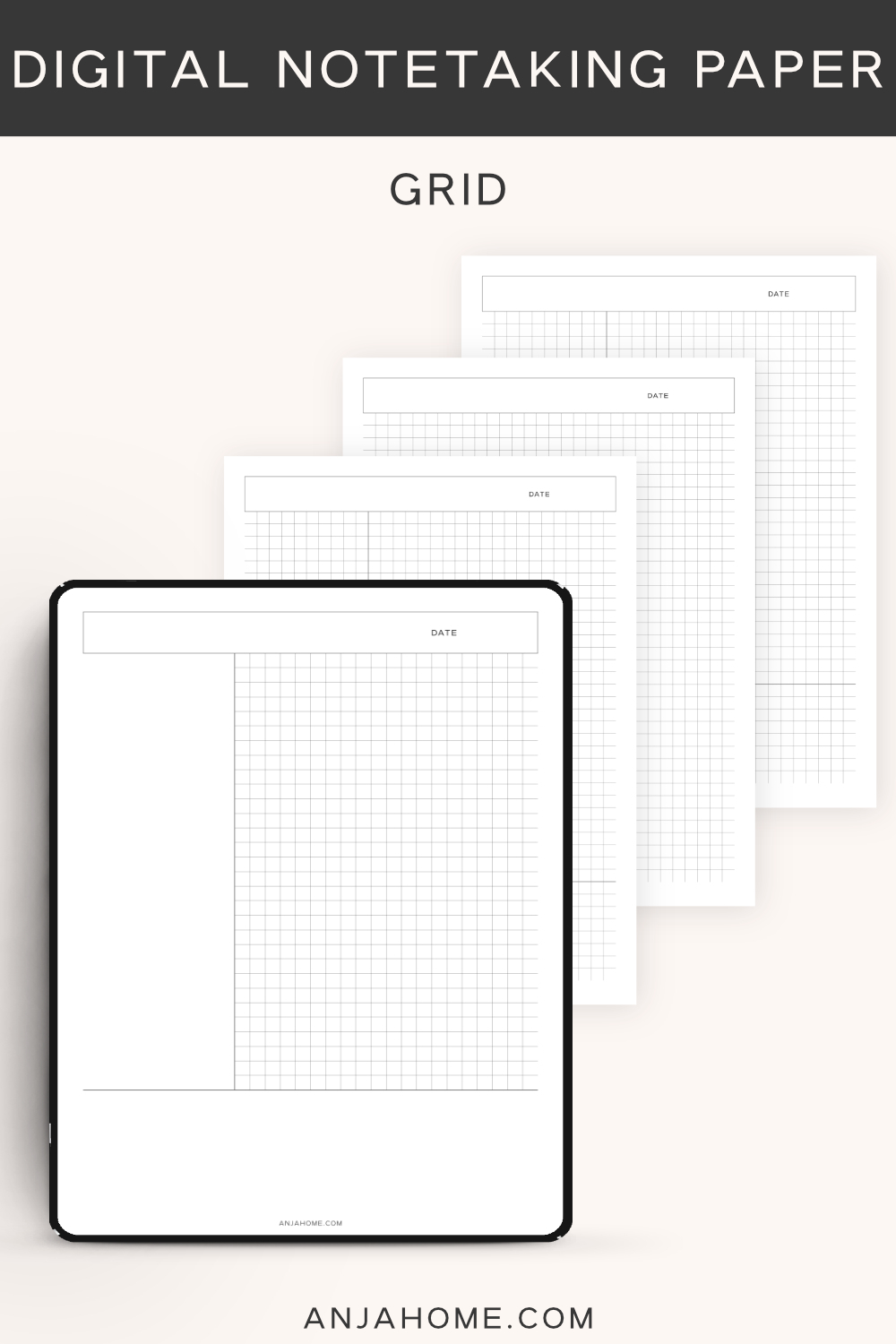 Printable Graph Paper Notebook