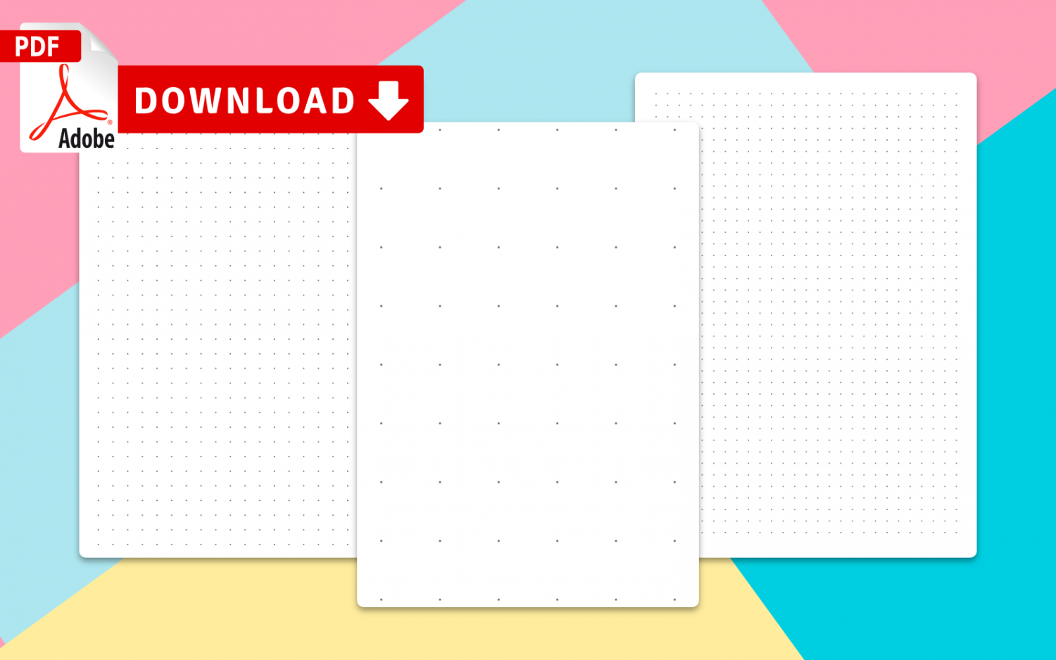 Dot Grid Paper Printable Templates For Bullet Journaling