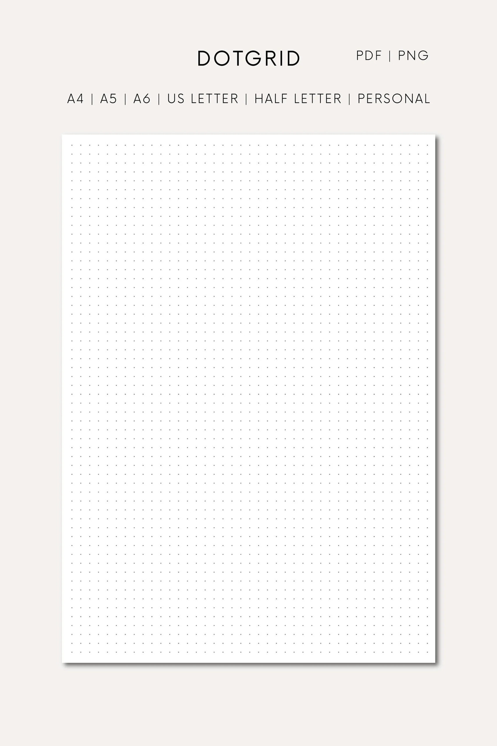 Dot Paper Printable PDF