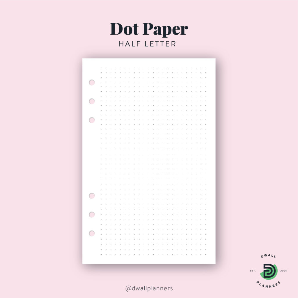 Printable Dot Paper to Write