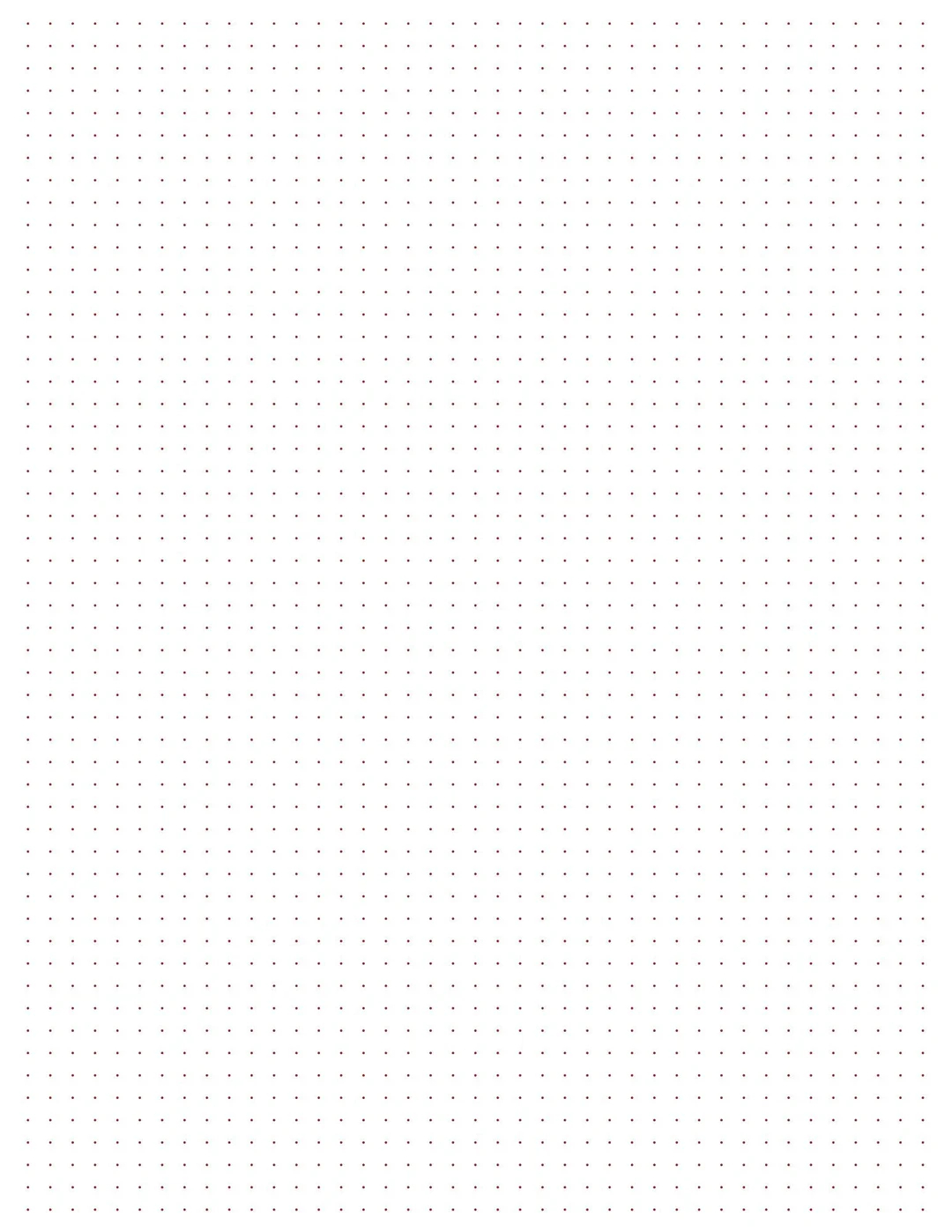 Dotted Grid Paper 10 Pages digital Printable Etsy