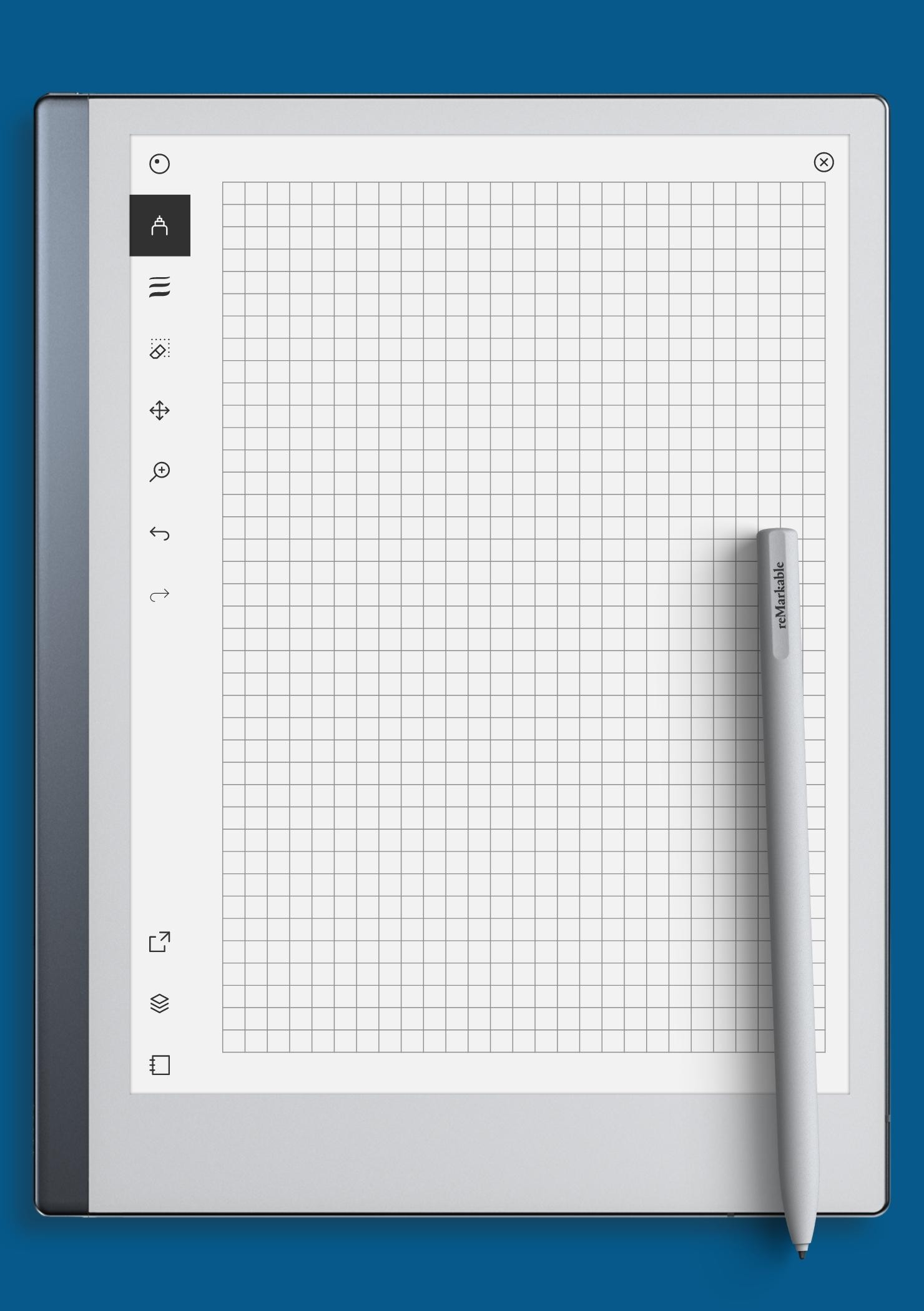 Download Printable 0 5 Cm Grid Paper Printable Blue PDF