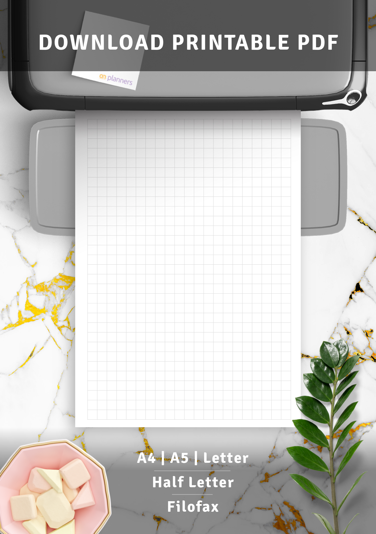 Printable Graph Paper 1/4 Inch