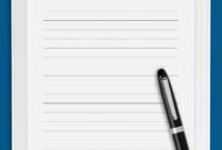 Download Printable 1 Inch Rule Handwriting Paper PDF