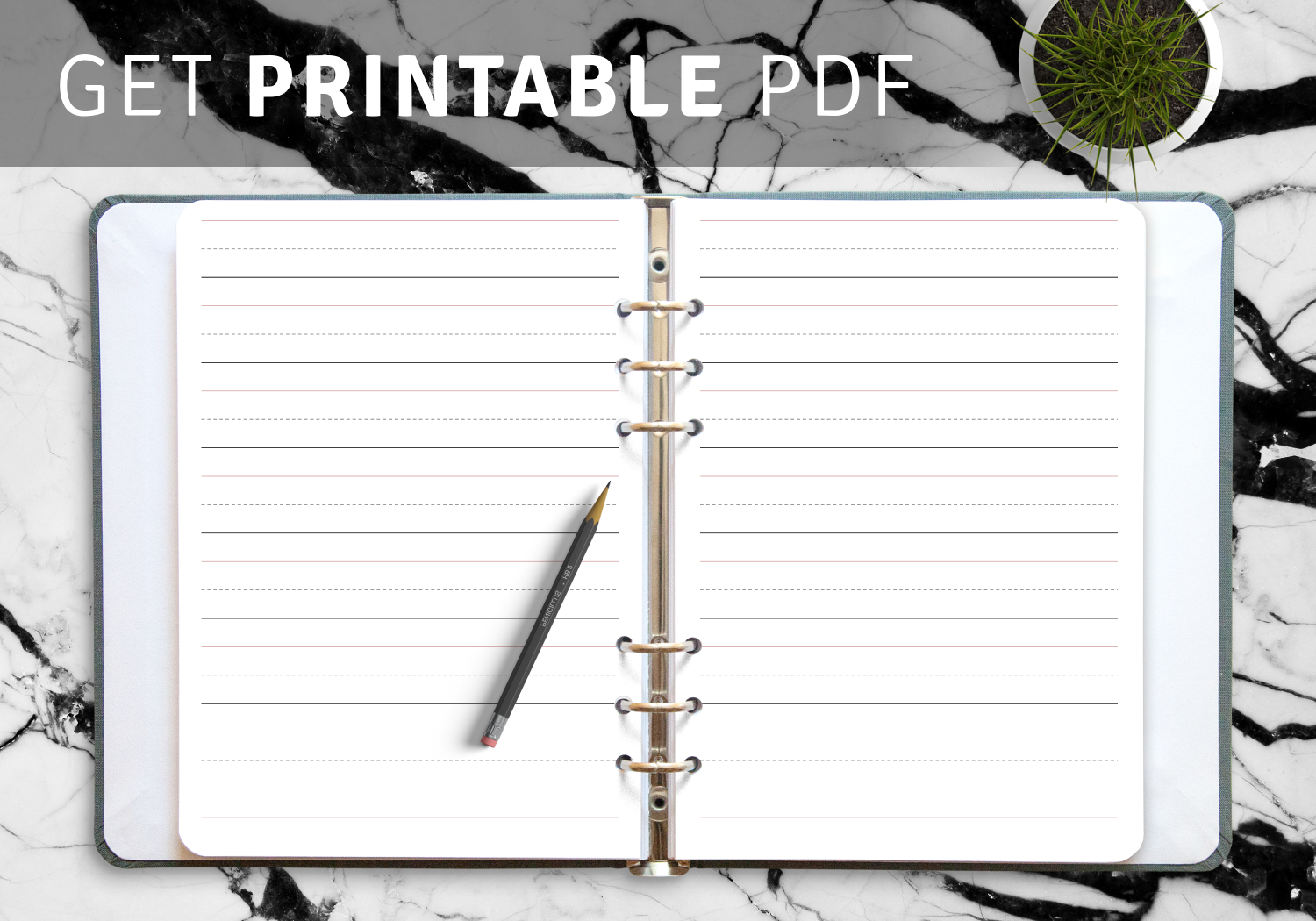 Download Printable 1 Inch Rule Handwriting Paper PDF