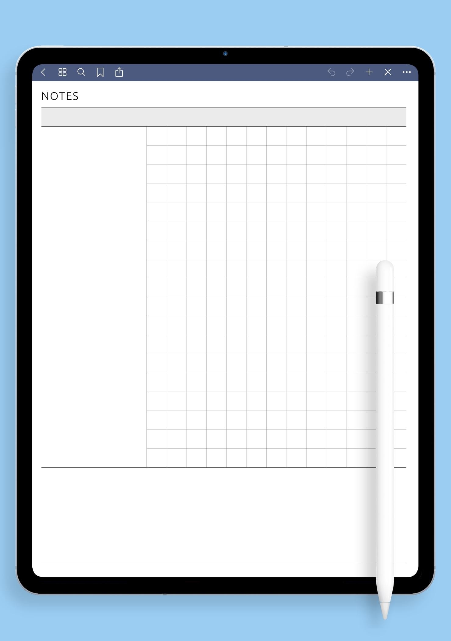 Download Printable Cornell Notes Squared Paper PDF