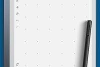 Download Printable Dot Grid Paper With 1 Dot Per Inch PDF