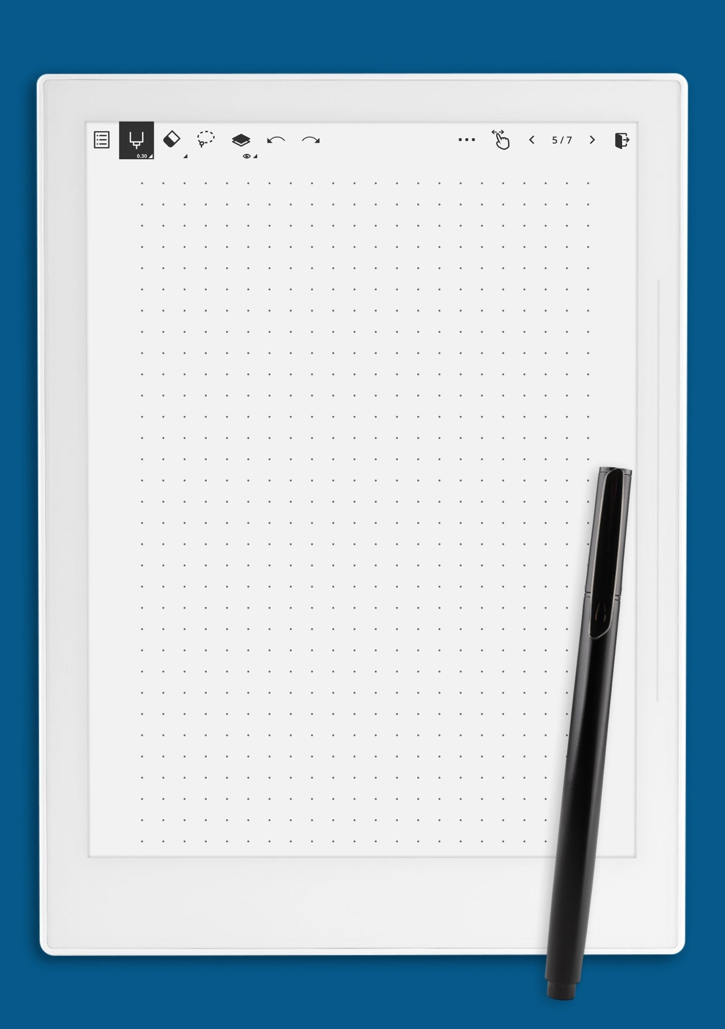 Dotted Paper Printable A4