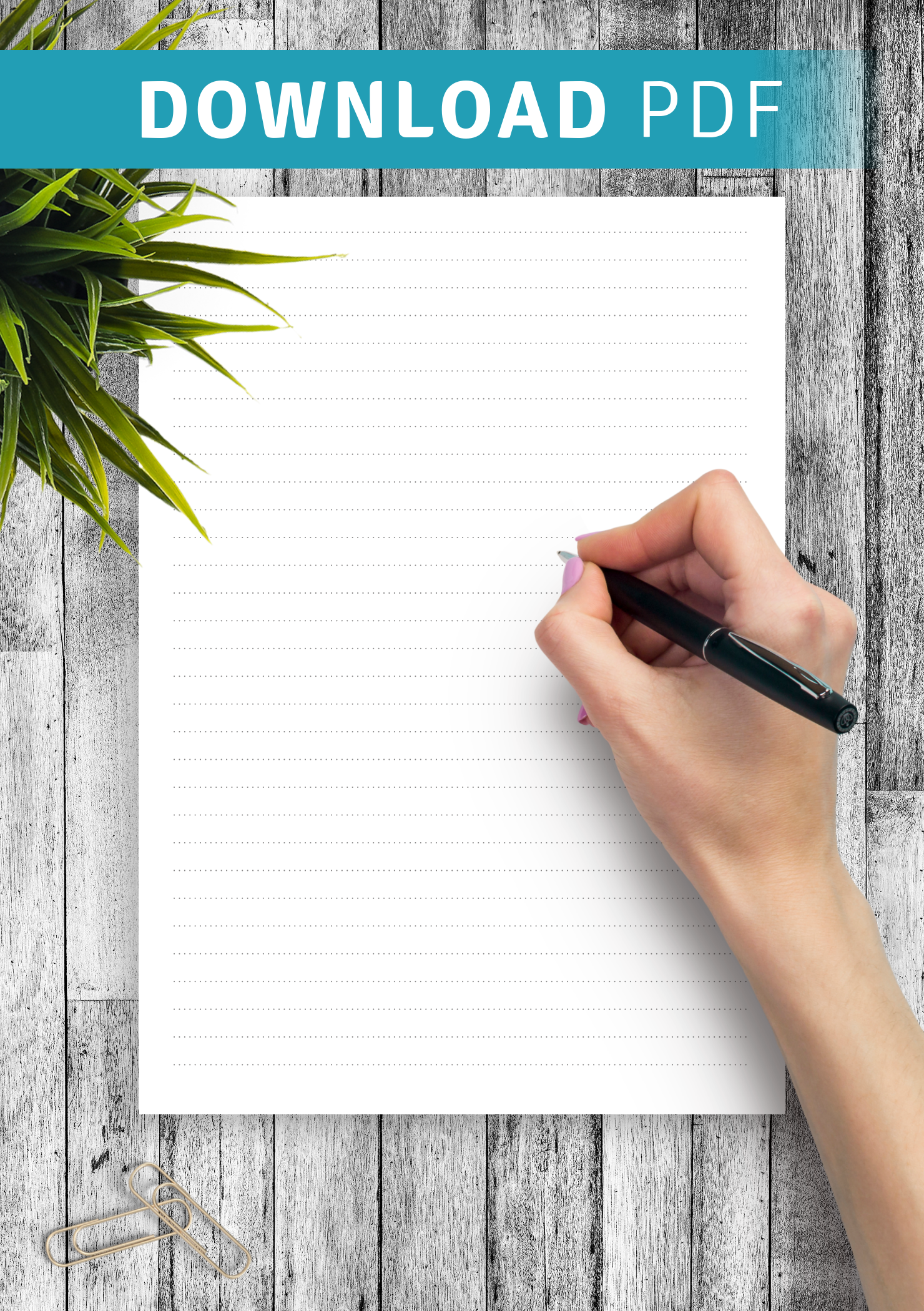 Download Printable Dotted Lined Paper Printables 6 35 Mm Line Height PDF