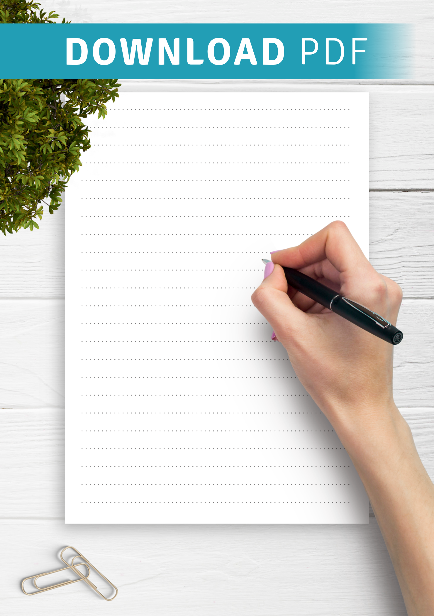 Printable Notebook Paper PDF