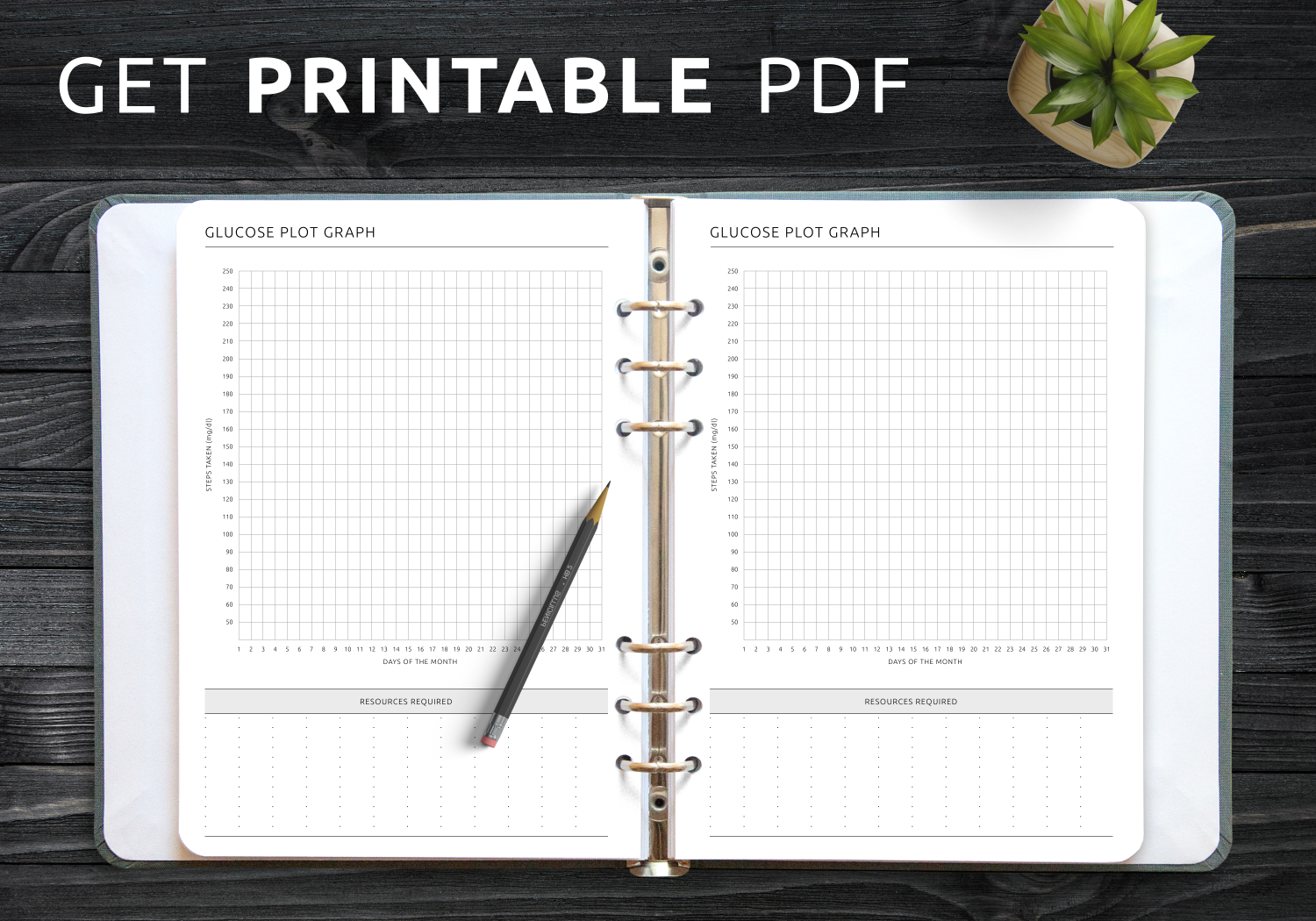 download printable glucose plot graph pdf