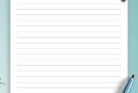 Download Printable Lined Paper Template College Ruled 7 1mm PDF